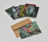 SALE California Plants Postcard Pack-- 9 Luxe Matte Paper Postcards with 9 Kraft Paper Envelopes