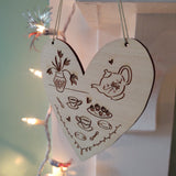 Tea for Two Love Wall Charm