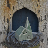 Tiny Cathedral #2 in Porcelain with Celadon Glaze