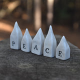 Peace Houses Set of 5 Houses in Porcelain