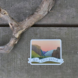 "So Delighted" Free Solo Yosemite Valley Indoor Outdoor Vinyl Sticker